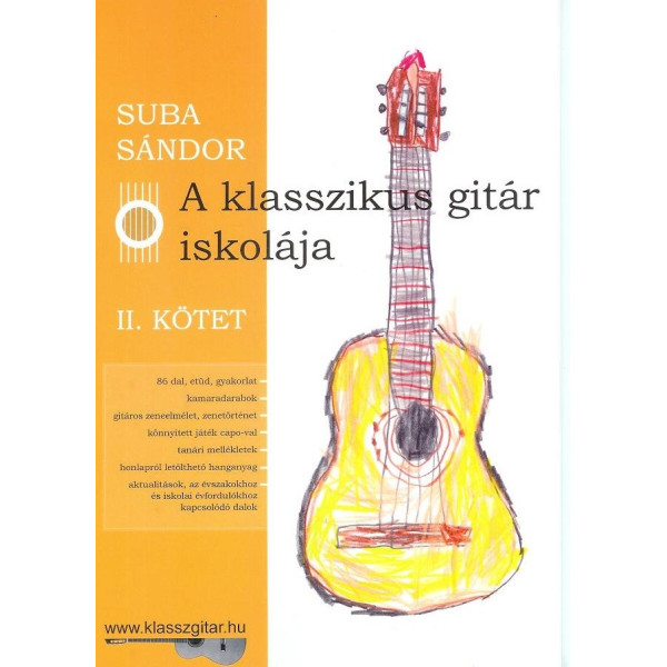 Suba Sándor: A klasszikus gitár iskolája 2.
